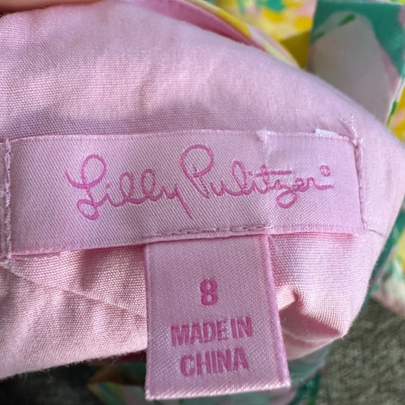 Lilly Pulitzer Chloe 1 Shoulder Pink Barbie Core Soft girl Silk Dress Corset - Picture 9 of 14